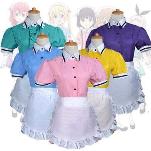 Blend S Maika Sakuranomiya Kaho Hinata Mafuyu Hoshikawa Miu Amano Hideri Kanzaki Maid Dress Uniform Women Girl Cosplay Costume