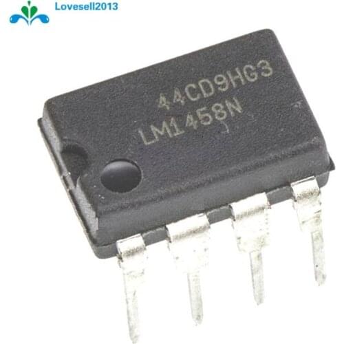 10PCS LM1458N DIP-8 LM1458 DUAL OPERATIONAL AMPLIFIER IC