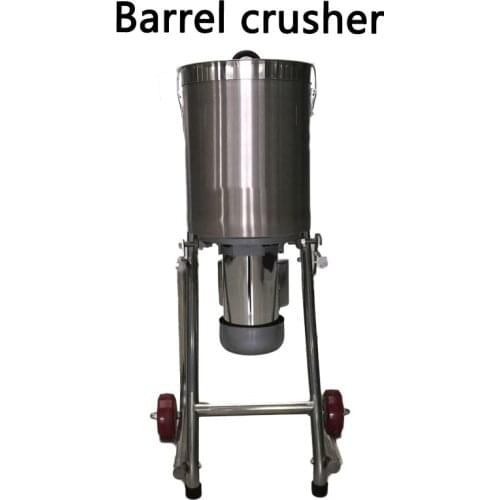 32L/3-4min barrel crusher Stainless steel timing vegetable beater Small vertical potato onion pepper lotus root cutting machine