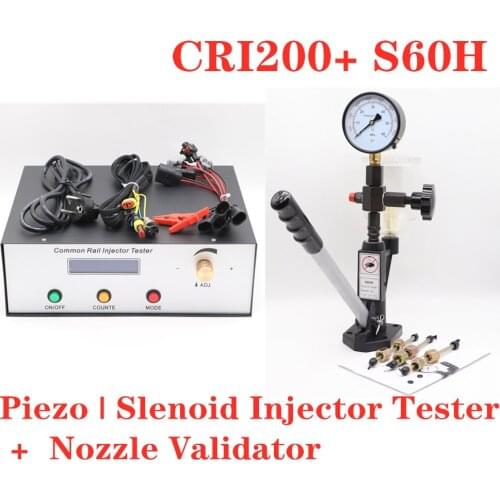 PROMOTION! CRI200 and S60H both included Common Rail Injector Tester with piezo and electromagnetic function