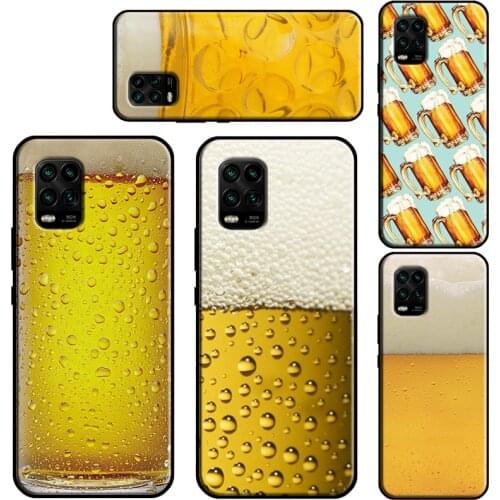 A Glass of Beer Alcohol Phone Case For Xiaomi Mi 10T Pro 9 10 11 Lite Ultra A3 POCO F3 F1 F2 M3 Pro X3 Soft Cover