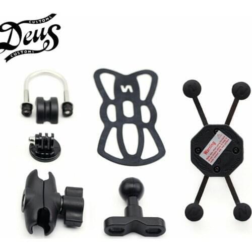 X-Grip Phone Holder USB Charger For HONDA CTX700 NC700S NC700X NC750S NC750X CB500F CB500X Motorcycle GPS Navigation Bracket