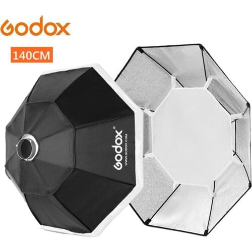 Godox 140cm 55" Octagon Softbox Flash Speedlite Studio Photo Light Soft Box with Bowens mount for DE300 DE400 SK300 SK400 DP600