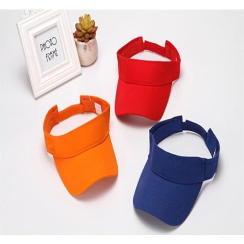 Outdoor Woman Adjustable Visor Sun Hat Female Sunscreen Summer Sport Tennis Caps Fashion Lady Travel Beach Empty Top Hats Unisex