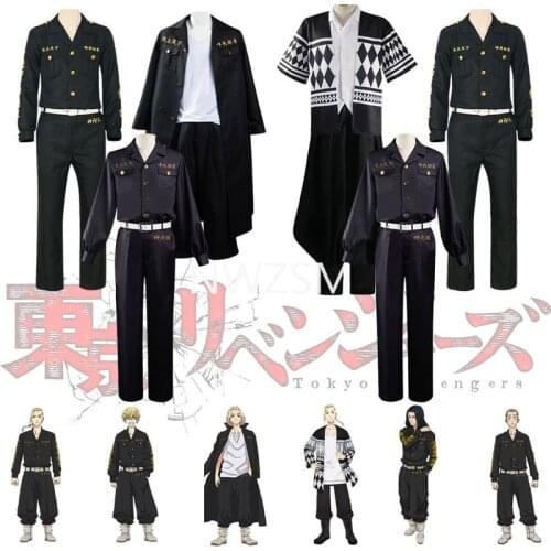 Tokyo Avenger Anime Sano Manjiro Cosplay Costume Japanese Kimono Haori Yukata Women/Men Fashion Haori Clothes
