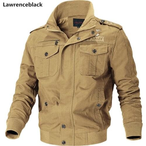Cargo Mens Jackets Military Mens Coats Fashion Slim Casual Jackets Male biker jacket Outerwear Baseball Cargo Jacket Plus size