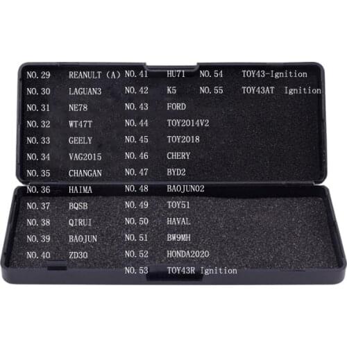 Lishi 2 in 1 HON66 HU100 HU101 hu43 HU66 hu92 HU100R VA2T HY22 ignition auto lock and decoder