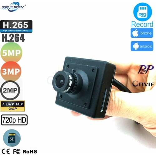 Small P2P Onvif 720P 1.3MP 2MP 3MP 5MP HD Sd Card Mini IP Camera Hide Support Phone Video Surveillance Security IP CCTV Cam