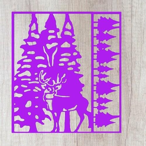 Tree Metal Cutting Dies Stencil DIY Scrapbooking Album Paper Card Template Mold