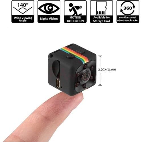 Sq11 Mini Camera HD 1080P Sensor Night Vision Camera Motion DVR Mini Camera Motion DV Video Mini Camera