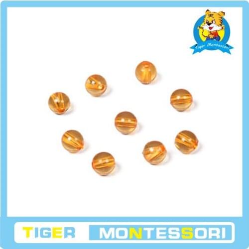 Montessori mathematics 9 Golden Bead Units toy