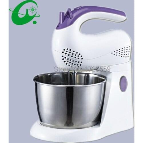 Tabletop Egg Mixer, Stainless Steel Mixer Hand-hold 220V Electric Mixer Egg Stiring And Dough Mixer