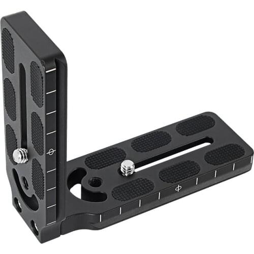 BGNING Quick Release Plate L Bracket L-Shape Plate Stand Holder Mount for CamFi for Nikon/Canon/Sony DSLR SLR Camera Accessory