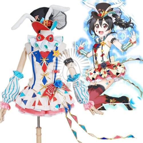 Hot Game Love Live! The Circus: Yazawa Nicole SR Awakening Christmas Cosplay Costume H