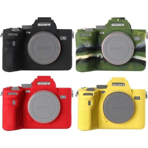 Silicone Armor Skin Camera Body Case Bag for SONY A7R3III A7M3 A7S3 A7C α7C Protective Body Cover Skin Camera Bag Shell
