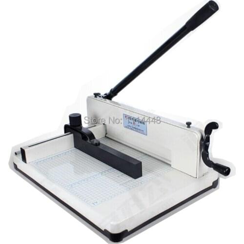Heavy Duty All Metal Steel Ream Guillotine 12" A4 Stack Paper Cutter Cutting Machine