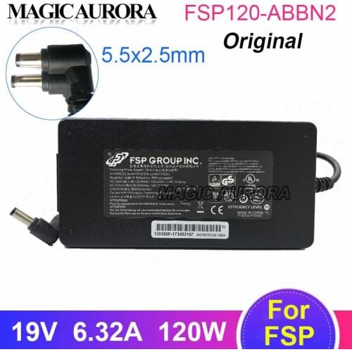 Thin FSP120-ABBN2 FSP Switching Power Adapter 19V 6.32A 120W FSP120-ABBN3 FSP120-REBN2 For Intel NUC6I7KYK X1 Laptop Charger