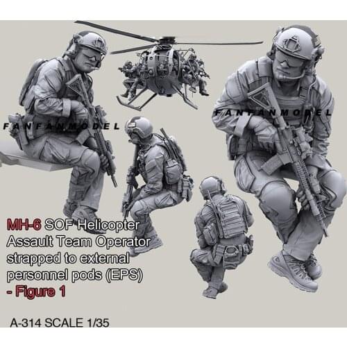 1/35 Resin model kits DIY toy soldier self-assembled A-314B