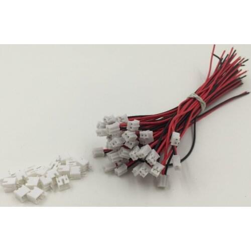 10 SETS Mini Micro JST 2.0 PH 2-Pin Connector plug with Wires Cables 120MM Factory Directly Wholesale Customer-made OEM Hot