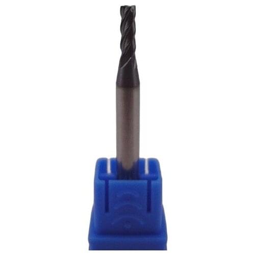 Free shipping 5pcs 5mm Four Flutes Spiral Bit Milling Tools Carbide CNC Endmill Router bits hrc55 D5*13*D6*50