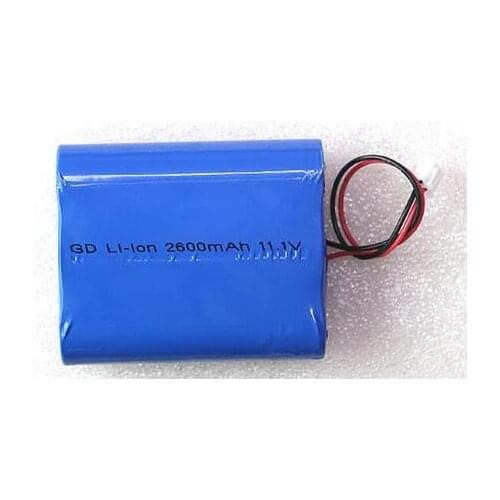 Free ship 11.1v 18650 2600mah li-ion rechargeable battery 18650-3S lithium battery pack