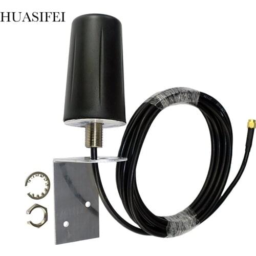 SMA Dual Band WiFi 2.4/5ghz External Waterproof Wireless Antenna Expansion 3M Cable Suitable For Desktop Laptop Router RP-SMA
