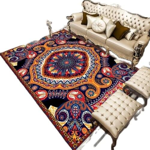 Ethnic storm carpet living room European Court retro carpet bedroom study classical carpet