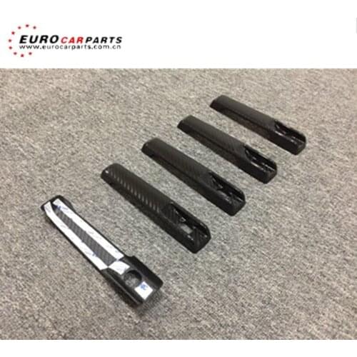 G classs w463 carbon finber door handle cover for G63 G65 G500 G350 carbon finber door handle car accessories