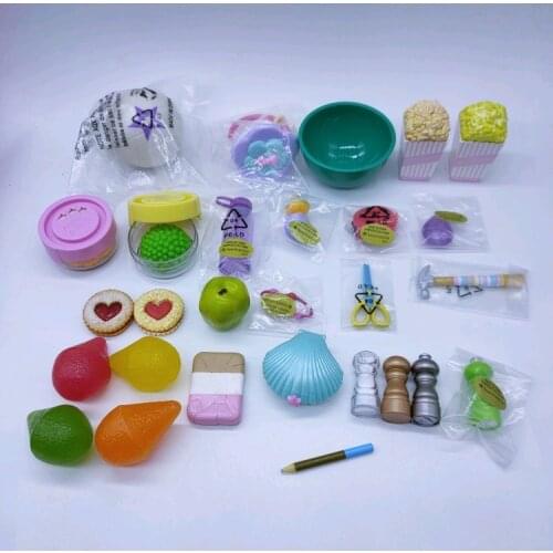 Simulation DIY Food Material American Girls Sandwich Cookie Popcorn Model Ornaments Childrens Toys for 18 inch doll