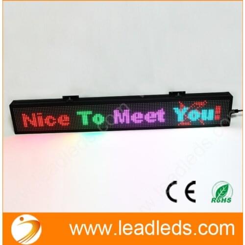 LLDP10-1696RGB RS232 port programmable full color SMD scrolling led advertising board