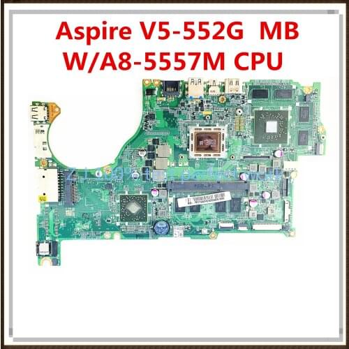 For ACER Aspire V5-552G Laptop Motherboard With A8 CPU NB.MBM11.002 NBMBM11002 DA0ZRIMB8E0 MB 100% Tested Fast Ship