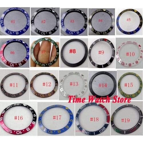New arrive Multi-color 38mm high quality ceramic bezel for GMT model mens watches