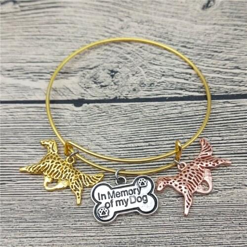 Trendy New English Setter Bangles Cute English Setter Dog Bangles Bracelets Fashion Pet Jewellery