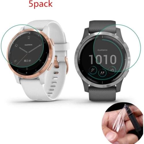 Soft Clear Protective Film Guard For Garmin Vivoactive 4/4S Watch Vivoactive4 Screen Protector Cover (Not Glass)