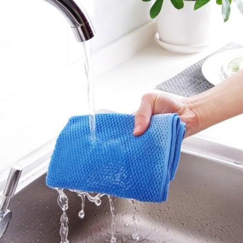 Cleaning Cloths Hand Towels Soft Microfiber Cleaning Cloths Cloth Dish Towel Kitchen Towel Kitchen Cleaning Towel Absorbable Cle