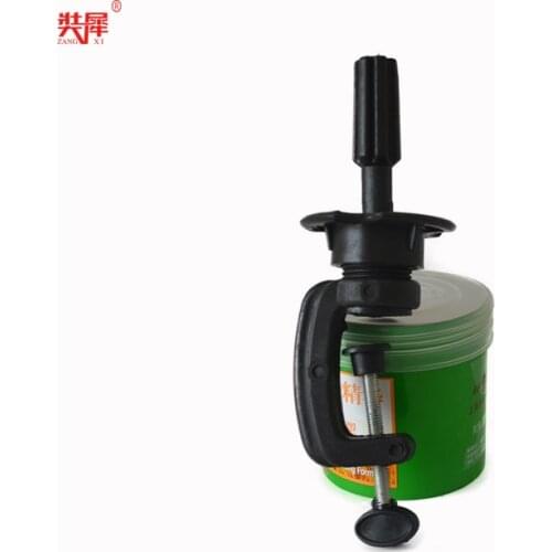 Good mannequin head table stand common size training head holder small black dolls head bracket