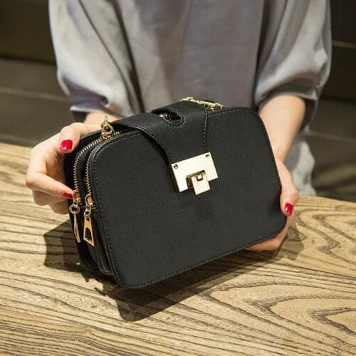 New Fashion Chain Handbags Small Clip Bag Korean Version Of The Slung Shoulder Crossbody Bags Dropshipping Fulfillment