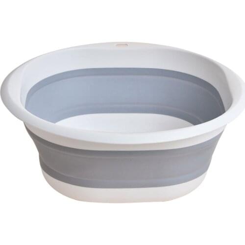 Plastic Folding Basins Portable Wash Basins Folding Laundry Tub Bathroom Kitchen Accessories Travel Folding Wash Basin can CSV