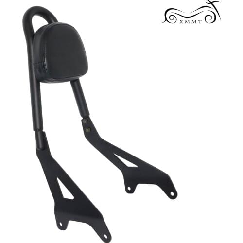 Motorcycle Backrest Shelf Sissy Bar Rear Passenger Seat Luggage Rack Cushion Pad For Yamaha Bolt XVS950 14-17