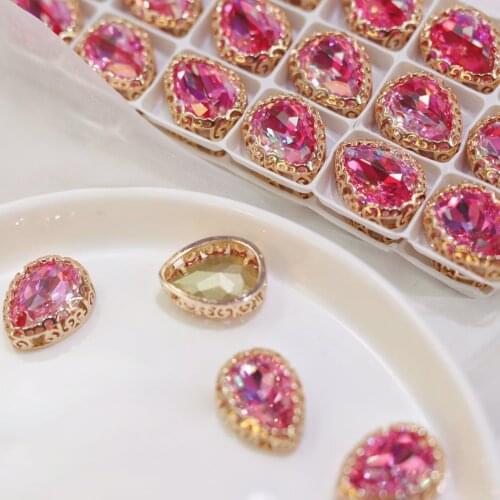 Supplies sewing Clothing Beads Nest Claw fabrics Glass Crystal Garment Beads DIY needlework beads handicraft Jewelry Accessories