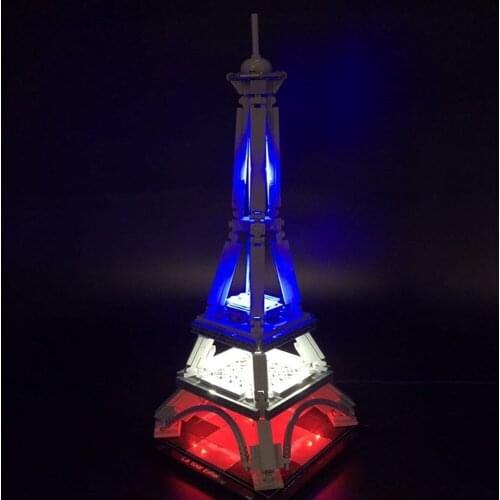 Led Light Kit For Architecture The Eiffel Tower Light Set Compatible With 21019 DIY Toys Set Not Included Building Blocks
