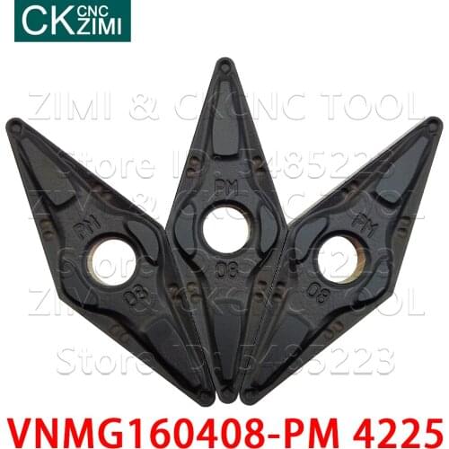 VNMG160408-PM 4225 VNMG 160408 PM 4225 carbide inserts External Turning cutting Tools CNC Metal lathe machinery tools for steel