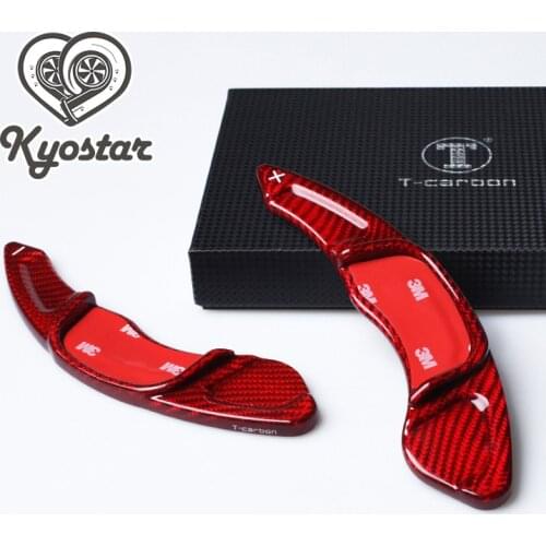 For VW GTI Golf 7 MK7 Scirocco Polo Real Carbon Fiber Paddle Car Shift Paddle Shift Extension