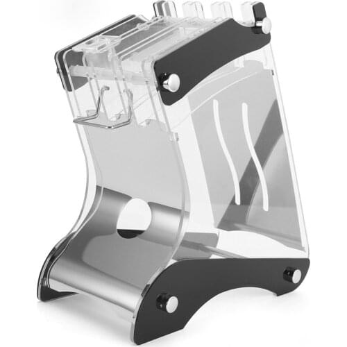 Universal Kitchen Accessories Multifunction Inserted Acrylic Knife Stand Tool Holder Stainless Steel Knife Storage Rack ZL345