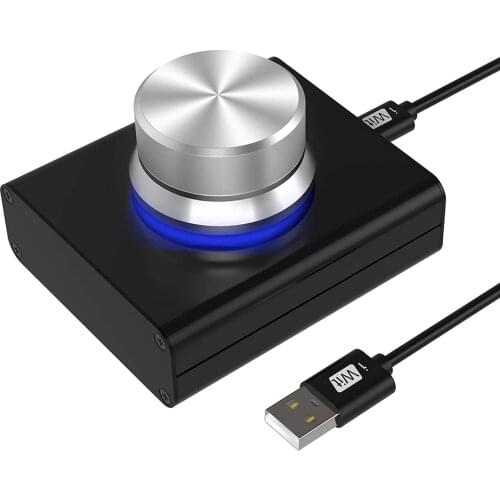 USB Volume Controller PC Computer Speaker Audio Volume Control Knob With One-Click Mute Function Adjuster Digital Control