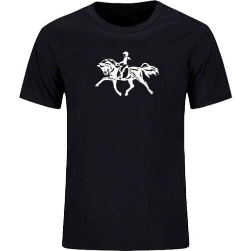 Fun summer casual print womens riding design fun short sleeve T-shirt for men and women