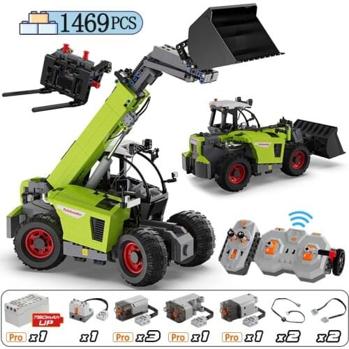 1469pcs City Technical RC Engineering Car Model Building Blocks Remote Control Truck Vehicle DIY Bricks Toy for Children