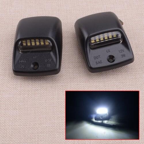 2Pcs NewCar LED Number License Plate Light Bumper Tag Lamp Fit for Toyota Tacoma Tundra 2005-2007 2008 2009 2010 2011 2012 2013