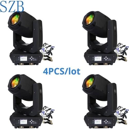 200W LED Beam Spot Lyre Moving Head Light for DJ Party Nightclub Stage Light 4pcs/lot/SZB-MH200A