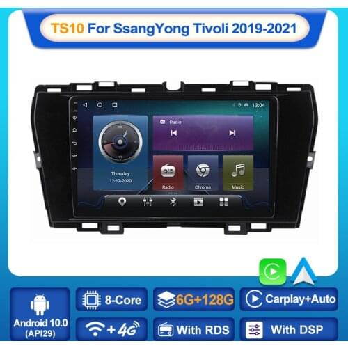 MEKEDE TS10 For SsangYong Tivoli 2019-2021 Car Radio Multimedia Video Player Navigation stereo GPS Android 10 No 2din 2 din dvd